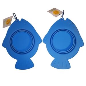 Collapsible Pet Bowls - Set of 2